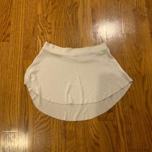 White BulletPointe skirt